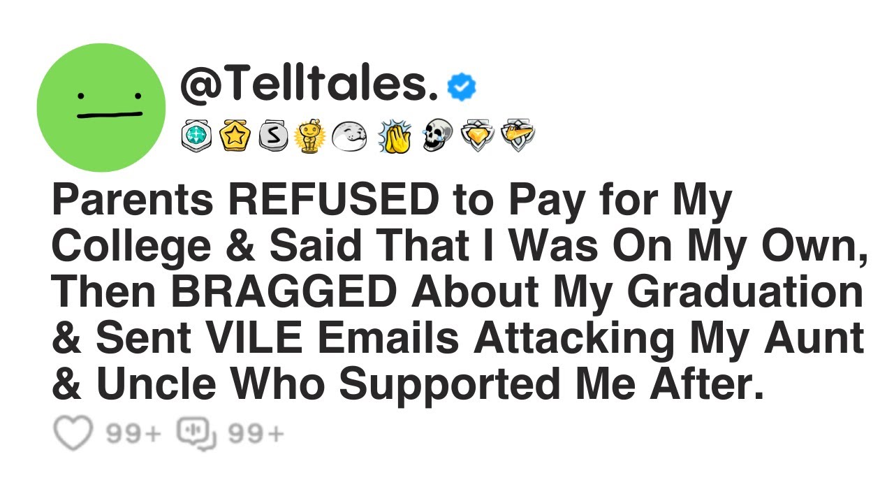 Parents REFUSED to Pay for My College & Said That I Was On My Own, Then BRAGGED About My...