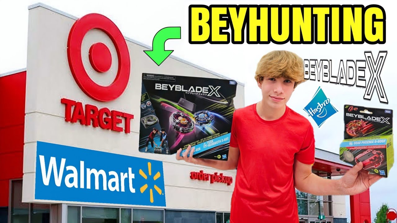 Our First Hasbro BEYBLADE X BEYHUNT at Target and Walmart!