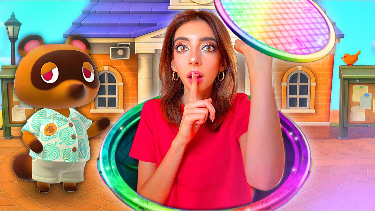 J’ai Construit Un Coin SECRET dans ANIMAL CROSSING ! 🤩
