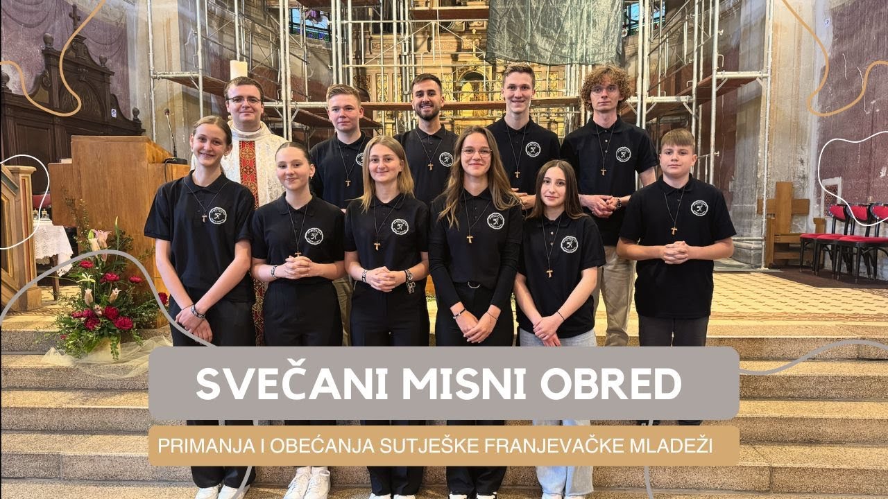 Svečani misni obred primanja i obećanja sutješke franjevačke mladeži