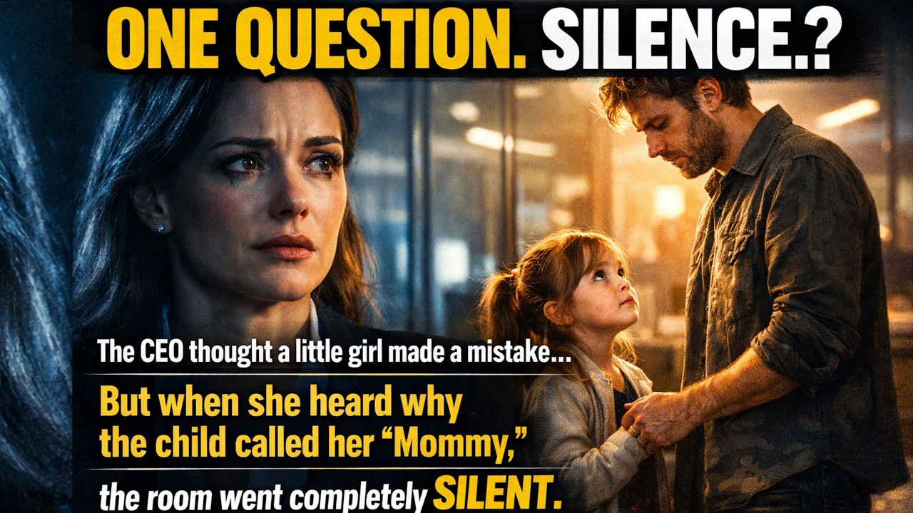 CEO Asked, “Why Does Your Daughter Call Me Mommy?”The Single Dad’s Answer Silenced the Entire Office