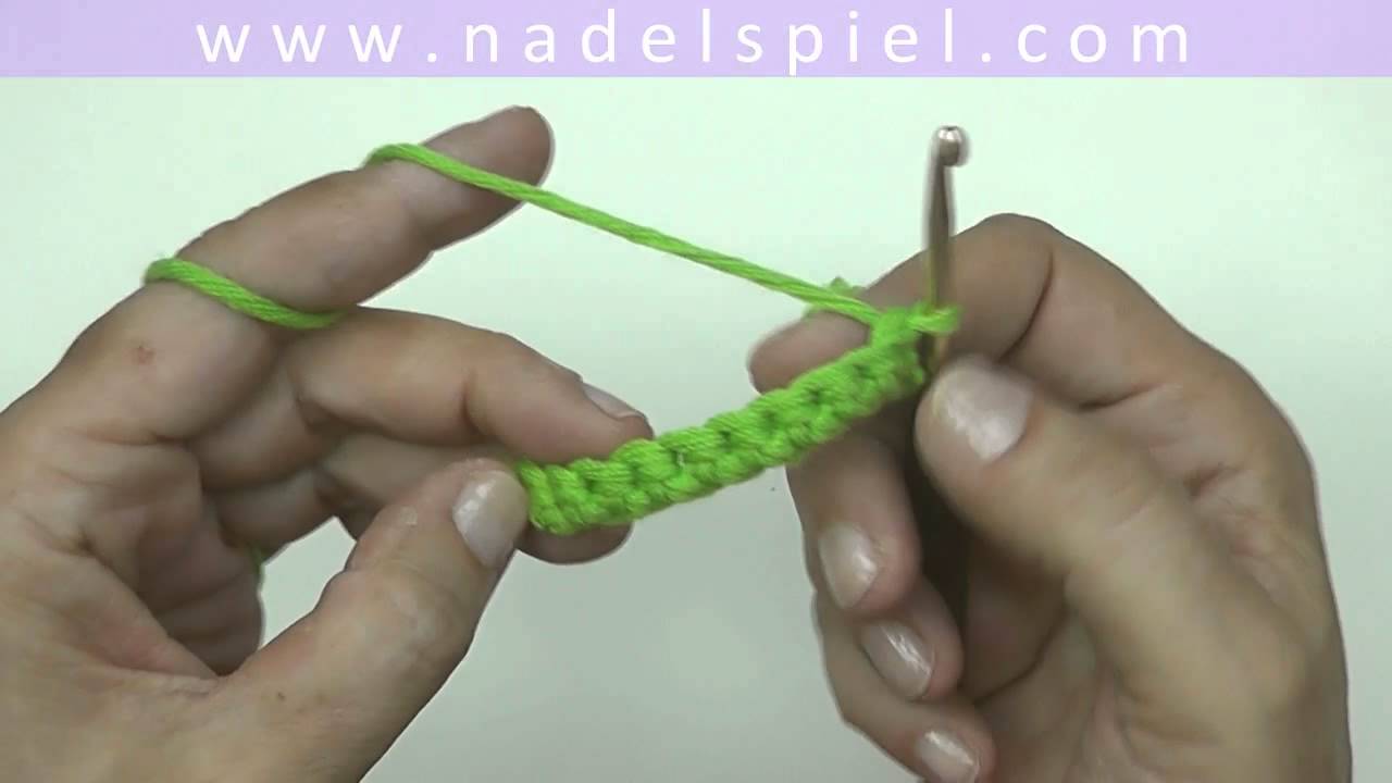 Häkeln lernen mit eliZZZa #02 * Feste Maschen auf Luftmaschenkette