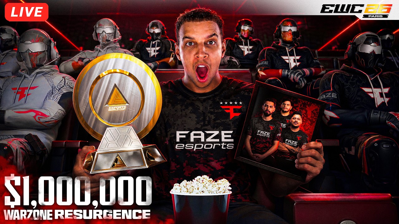 🔴 LIVE - *FINALS* $1,000,000 WARZONE ESPORTS WORLD CUP TOURNAMENT!