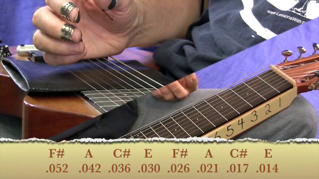 Intro. To A6 Tuning - for 8 string or 6 String Lap Steel