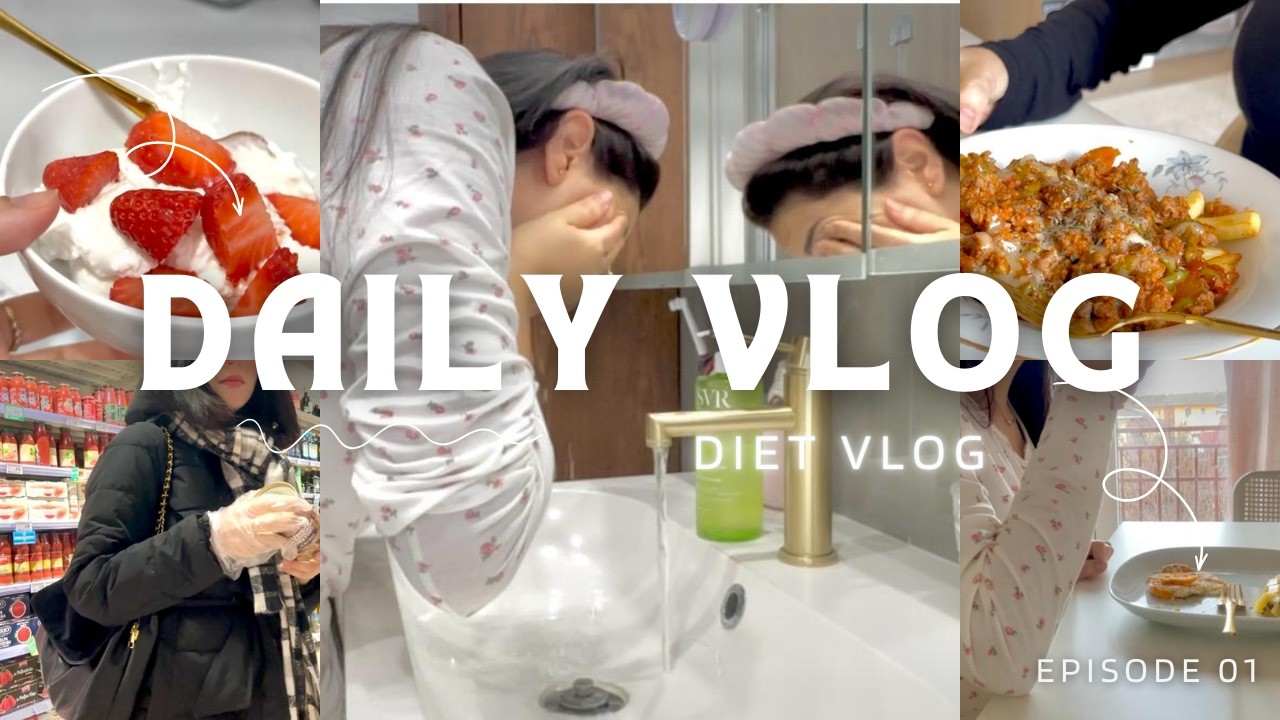 realistic day in my life | Diet vlog👩‍🍳👌 | اقضوا معي يوم  كامل  من الصباح  حتى الليل في إيطاليا 🌸💐💗
