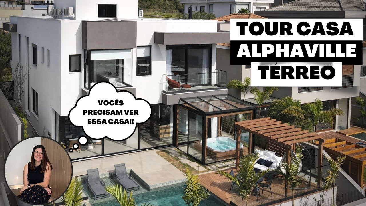 TOUR COMPLETO CASA ALPHAVILLE | OBRA PRONTA TÉRREO