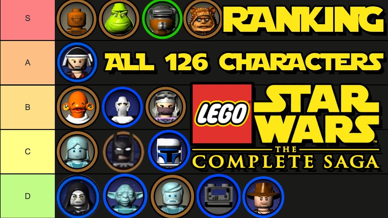 Я ОЦЕНИЛ ВСЕ 126 ПЕРСОНАЖЕЙ ИЗ LEGO STAR WARS: THE COMPLETE SAGA