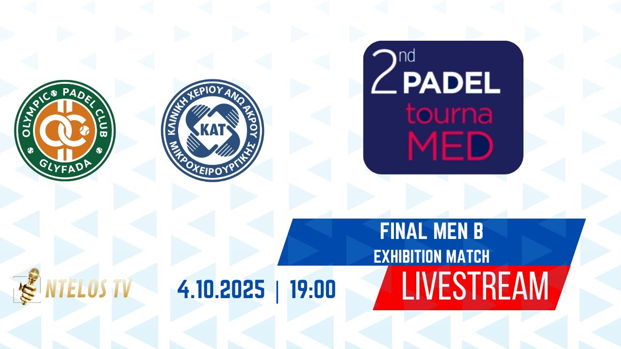 Padel tournaMED / Final Men B - Exhibition match