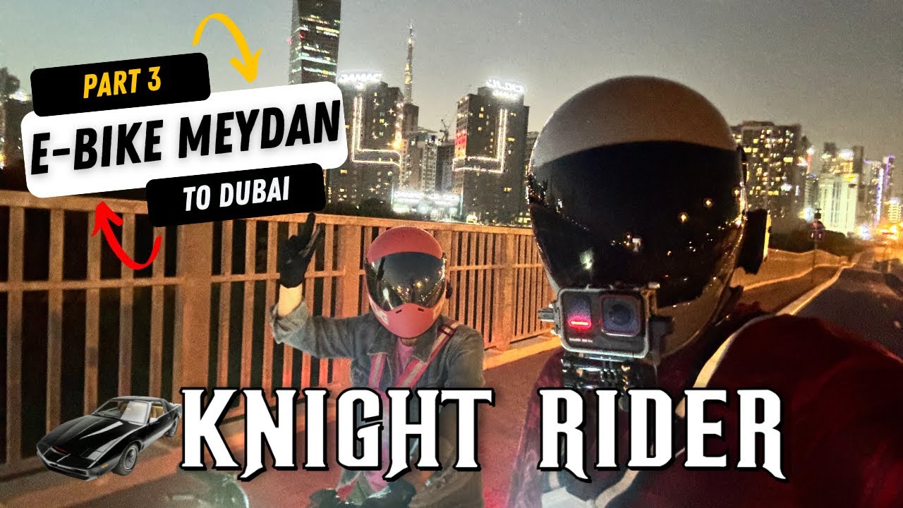 Dubai Knight Rider Part 3 Maydan to Dubai #dubai #super73s2 #dubairide #ebike