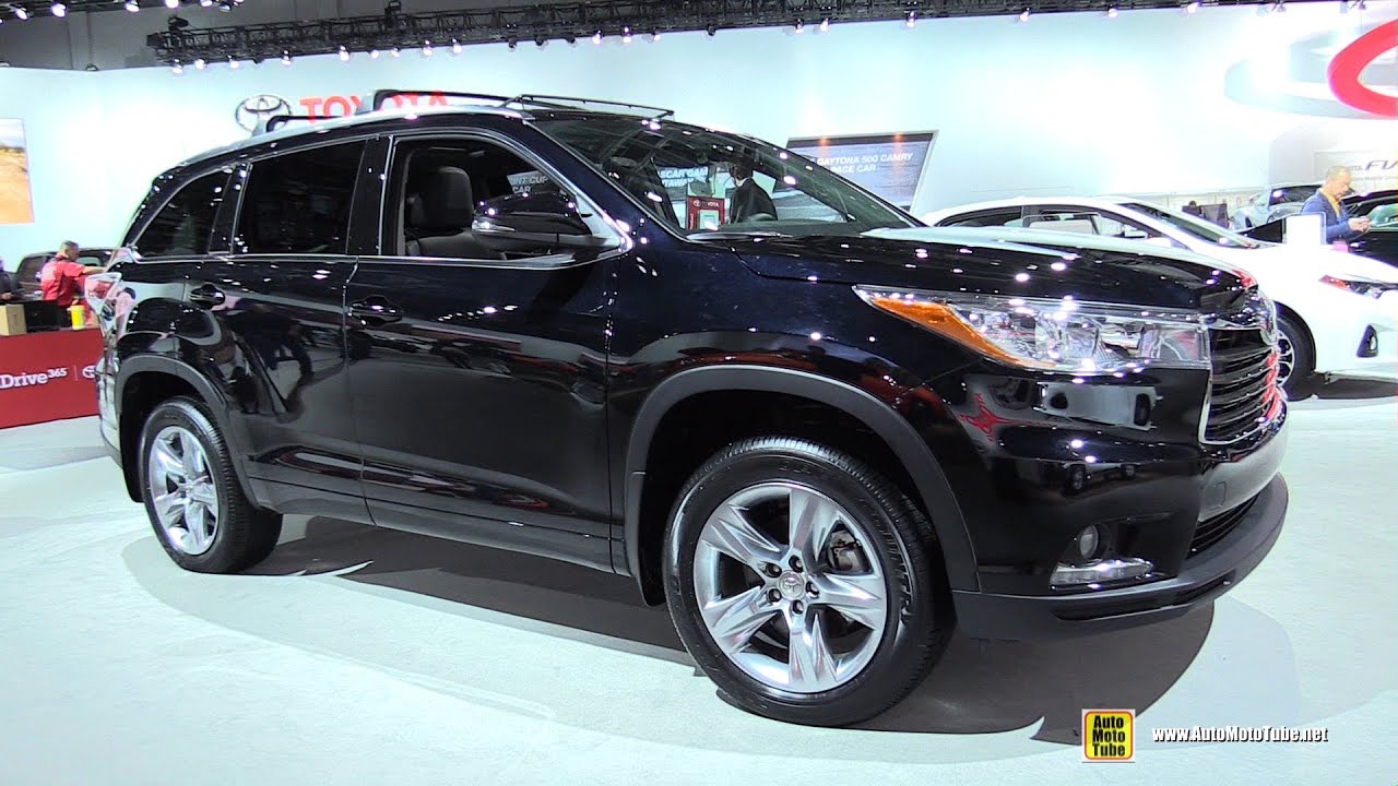 2015 Toyota Highlander Limited AWD - Exterior and Interior Walkaround - 2015 Detroit Auto Show