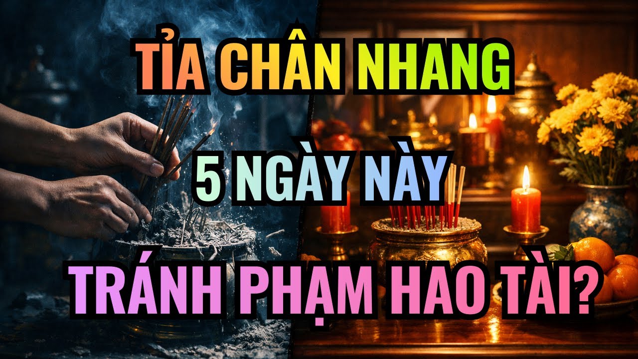 Tỉa Chân Nhang Cuối Năm Đúng Cách: 5 Ngày Này Làm Đúng, Tránh Phạm Trước Tết 2026?