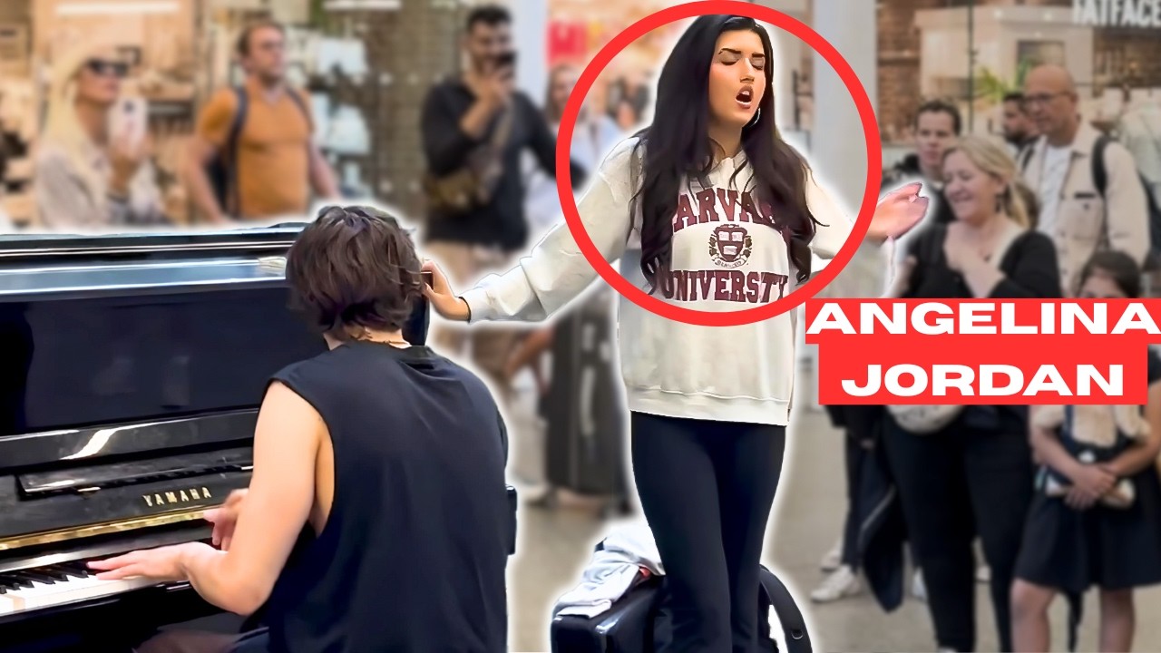 Angelina Jordan sings Adele in a train station : ABSOLUTE CHILLS🥹!