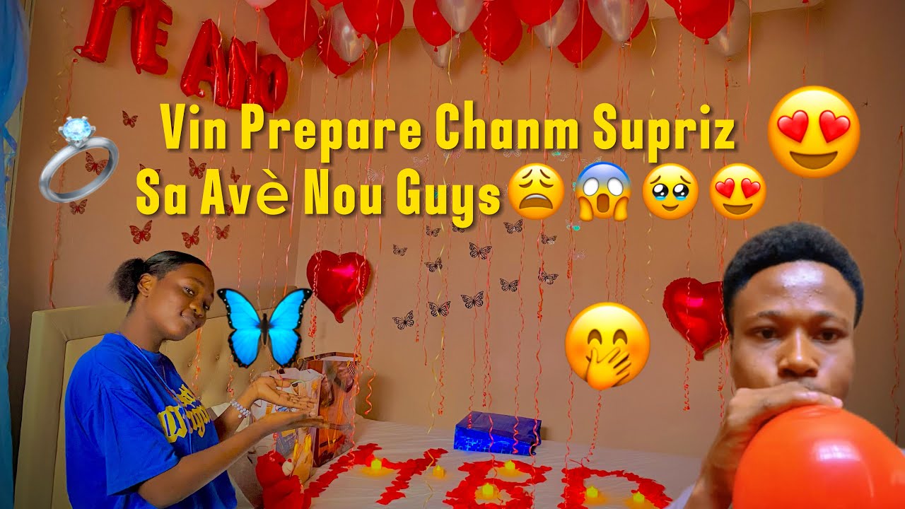 YON JOUNEN AK BB😍💔VIN PREPARE YON CHANM SUPRIZ AVÈ NOU😍LI FÈ MARIL SUPRIZ🥺🤭💍