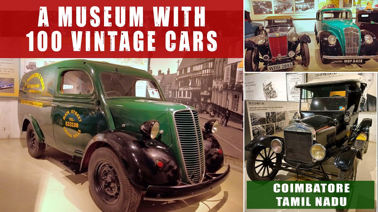 GEDEE Car Museum, Coimbatore - GD Naidu's Vintage Car Museum - Rolls Royce, Volkswagen, BMW