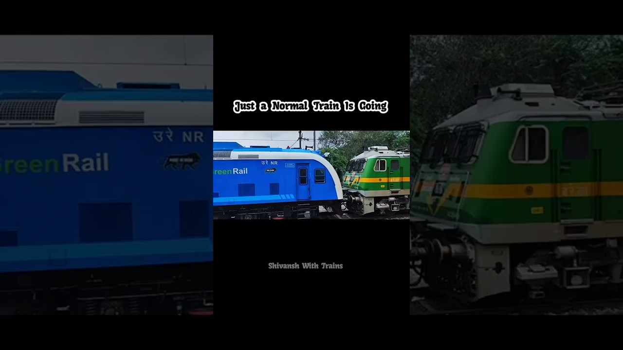 India's First Hydrogen Train: Future of Indian Railways! 🇮🇳✨# shorts #train