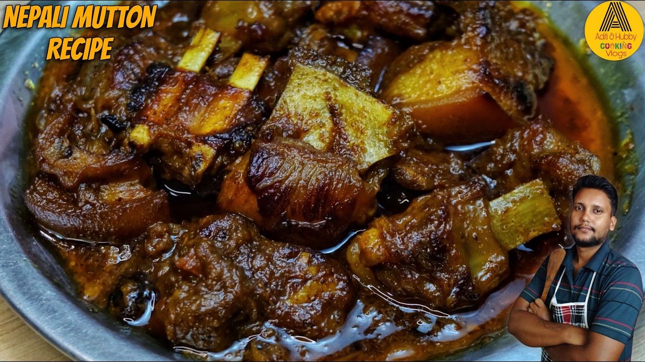 Authentic Nepali Village Style Mutton Recipe | Nepali Style Mutton Curry | Mutton Recipe