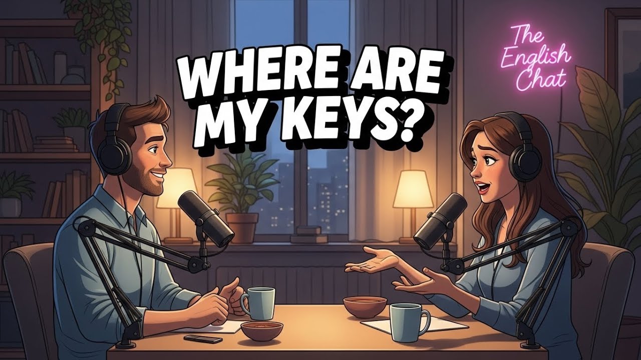 I Lost My Keys Again | Learn English | Daily English Conversation Podcast