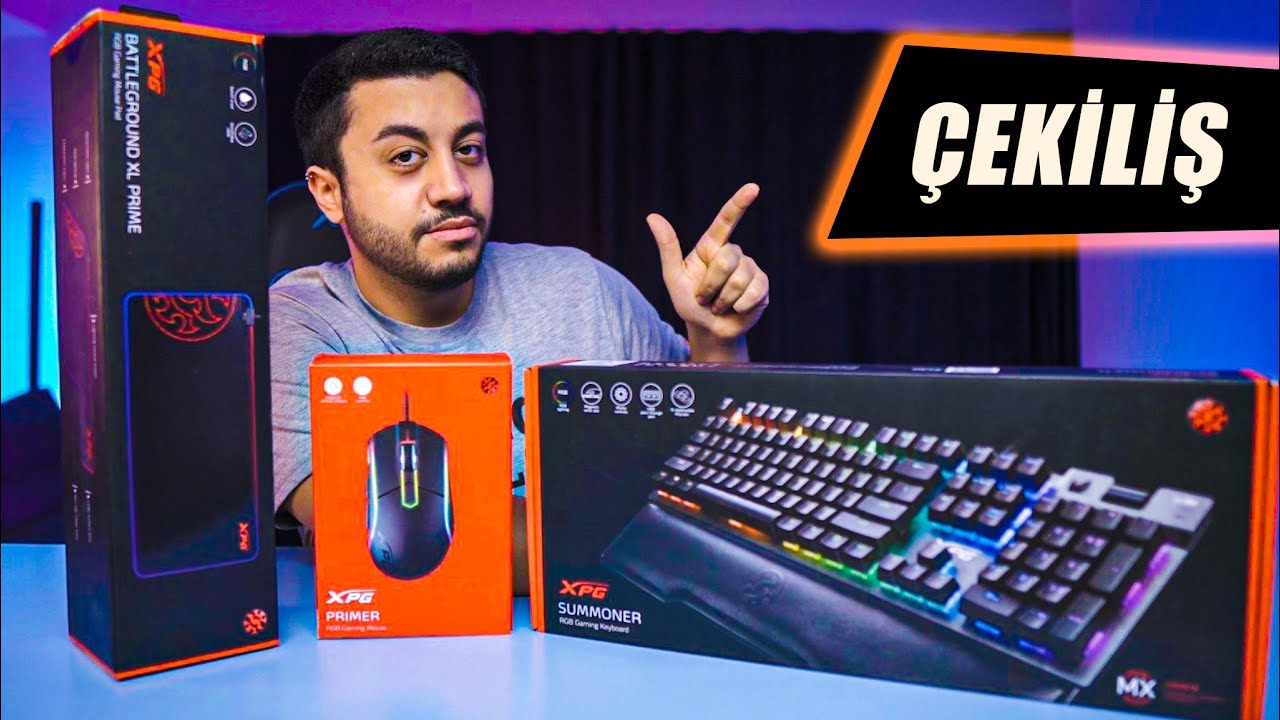 BUNLARIN HEPSİ SİZE HEDİYE! (En İyi Oyuncu Seti) - XPG Mekanik Klavye , Mouse , Mousepad (Çekiliş)