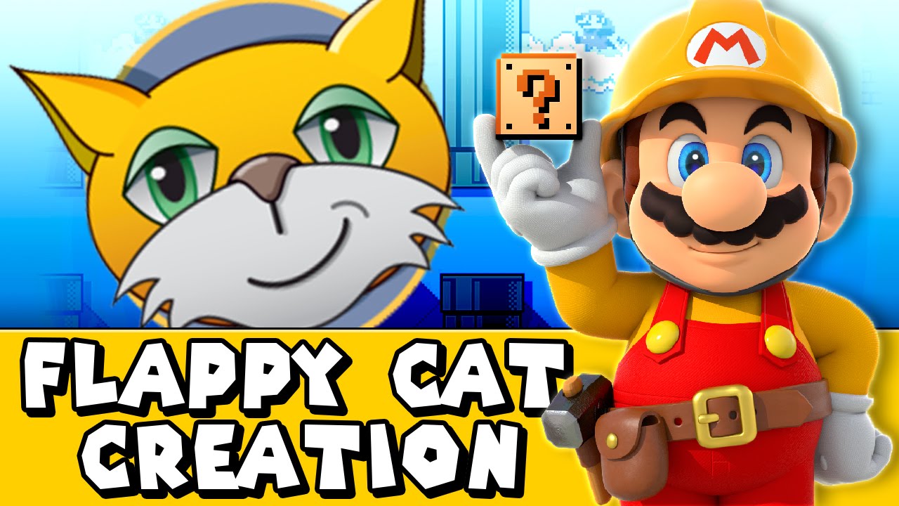 Super Mario Maker: Flappy Cat (Creation #1)