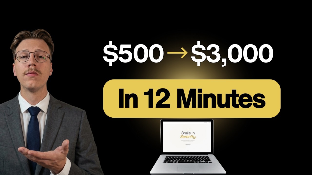 How I Build & Sell $3,000 Websites (In 12 Minutes)