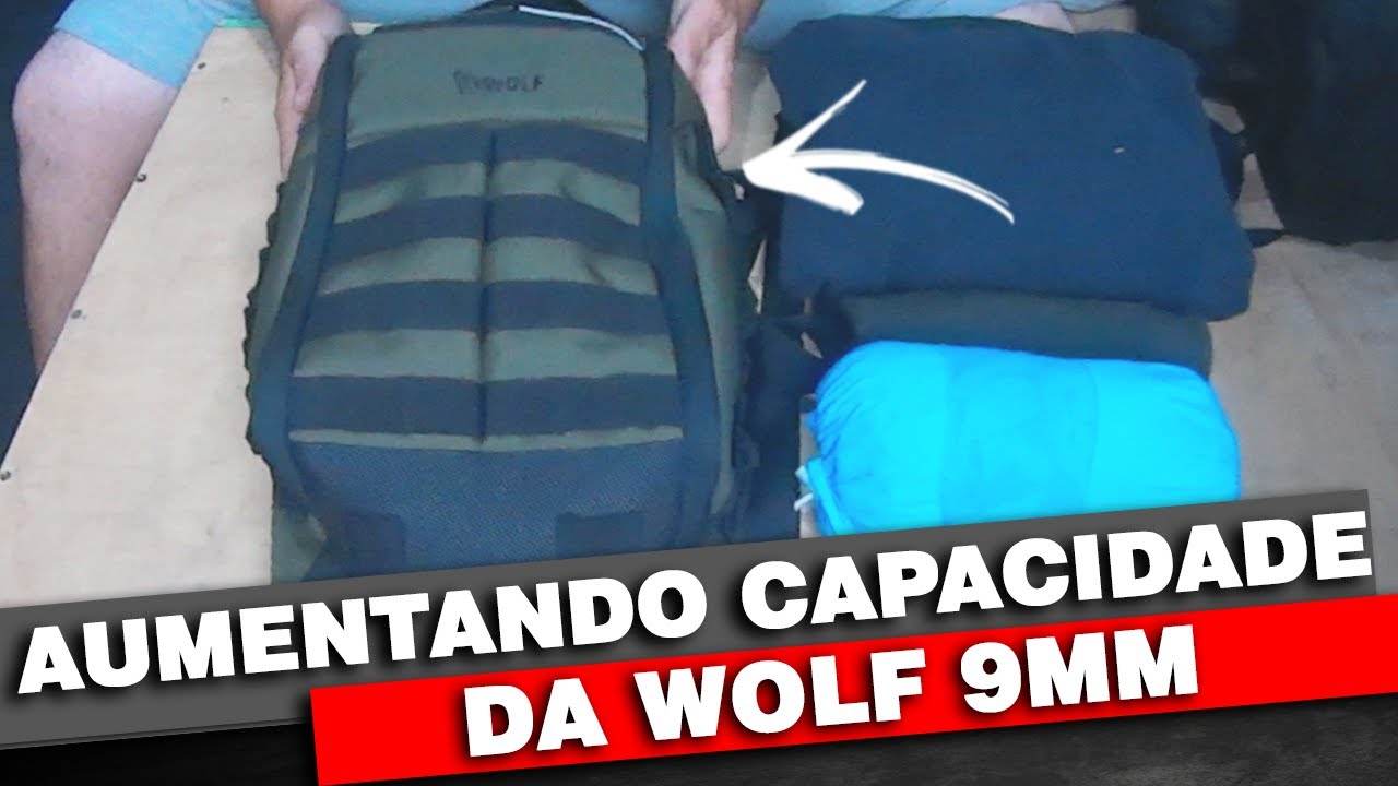 🚨 Espero que essa dica seja &uacute;til - MOCHILA WOLF 9MM