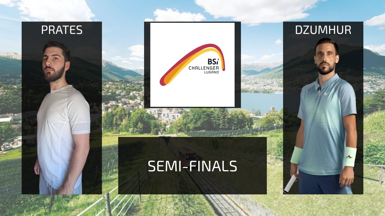 Daniel Prates vs. Damir Dzumhur | Lugano Challenger | Semi-Finals