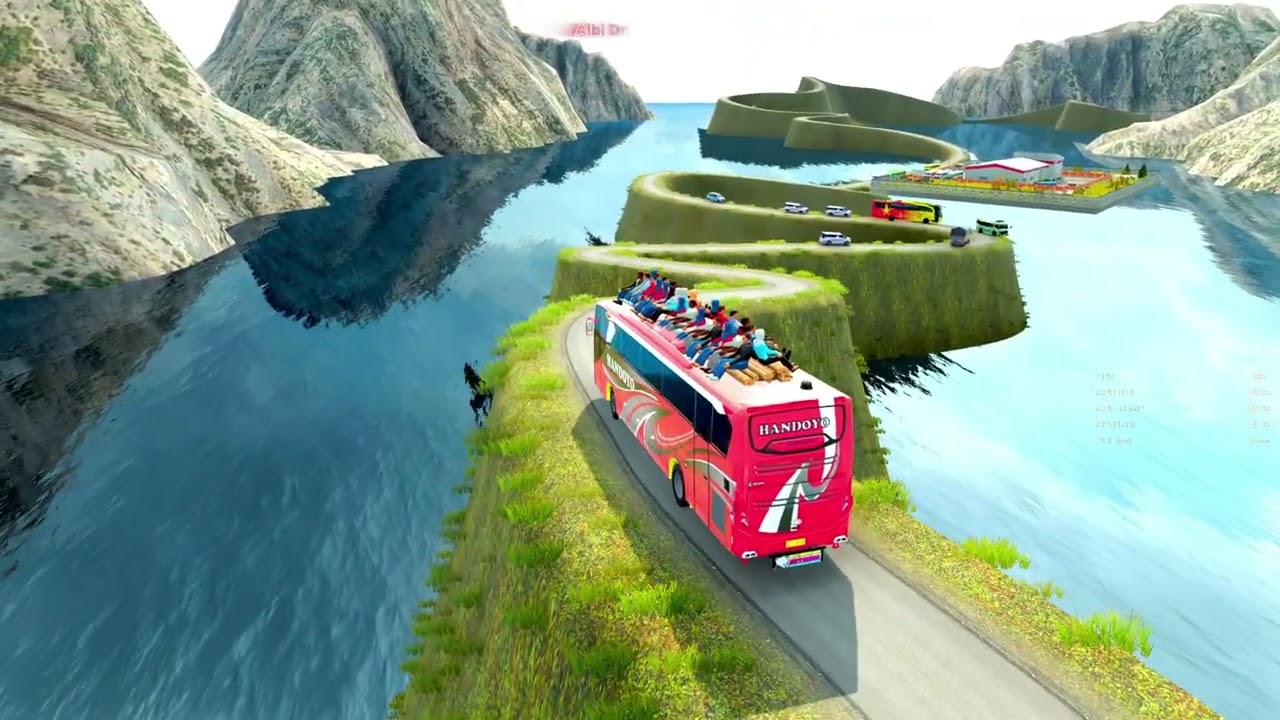 Bus on World Most Dangerous Roads Eps 1 - Euro Truck Simulator 2