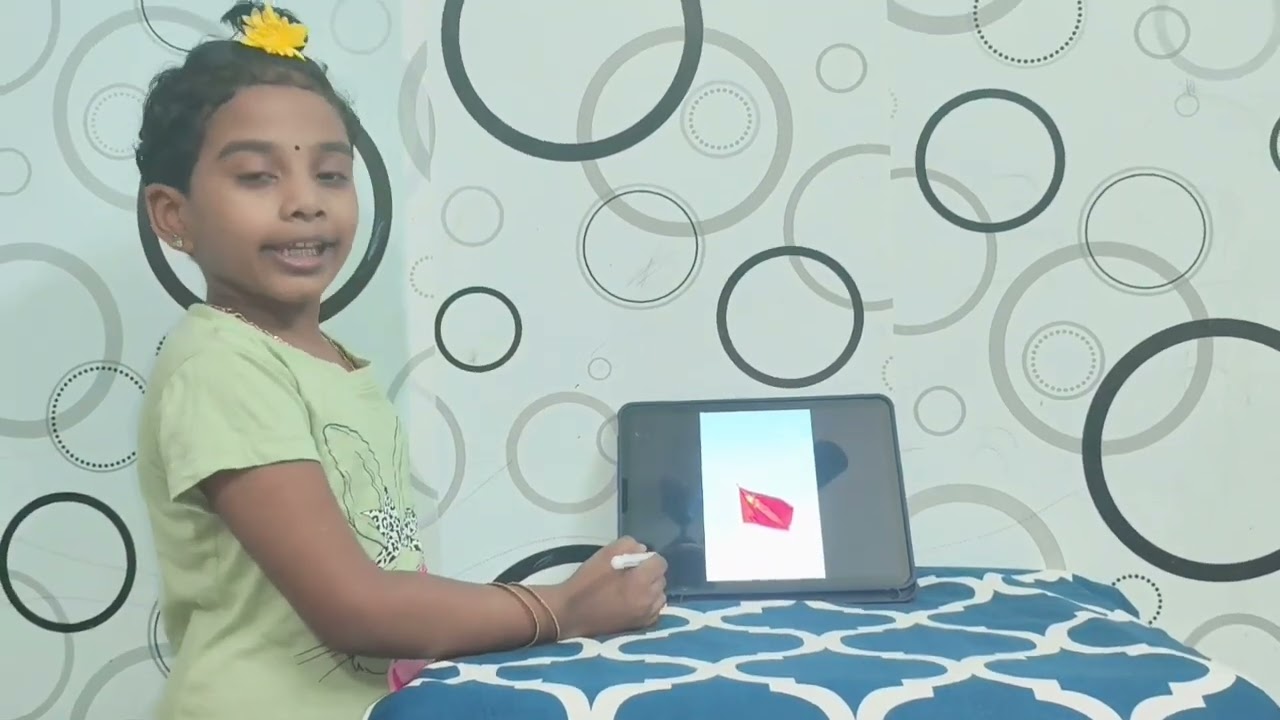 Dhiya Speech – 19 Country Names with Flags 👧🌍🪷