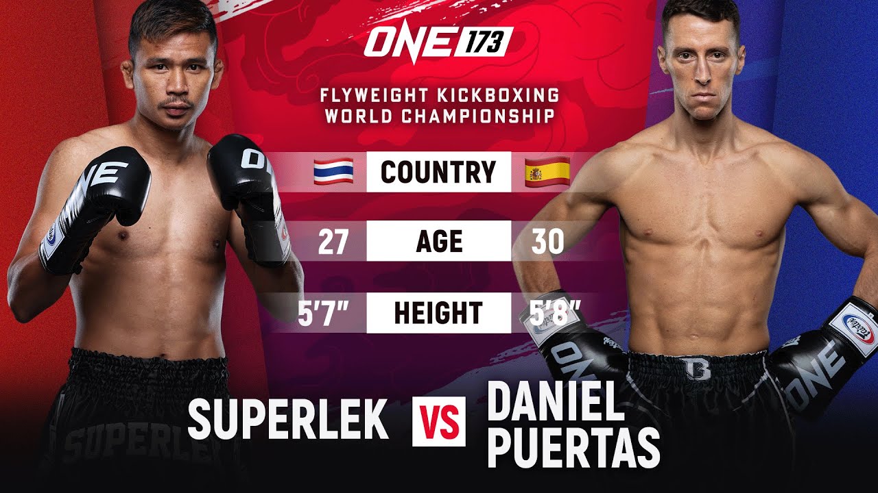 TOUGH Kickboxing Battle 🥊 Superlek vs. Daniel Puertas Full Fight