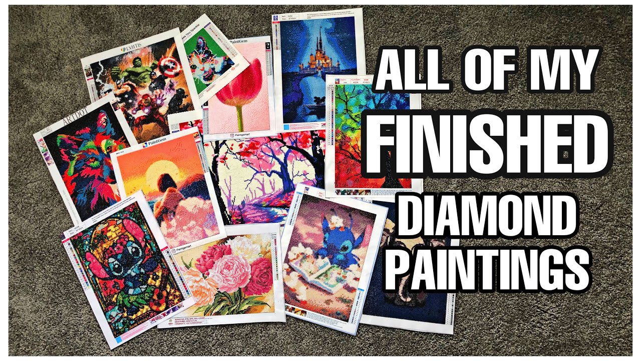My Finished Diamond Paintings!