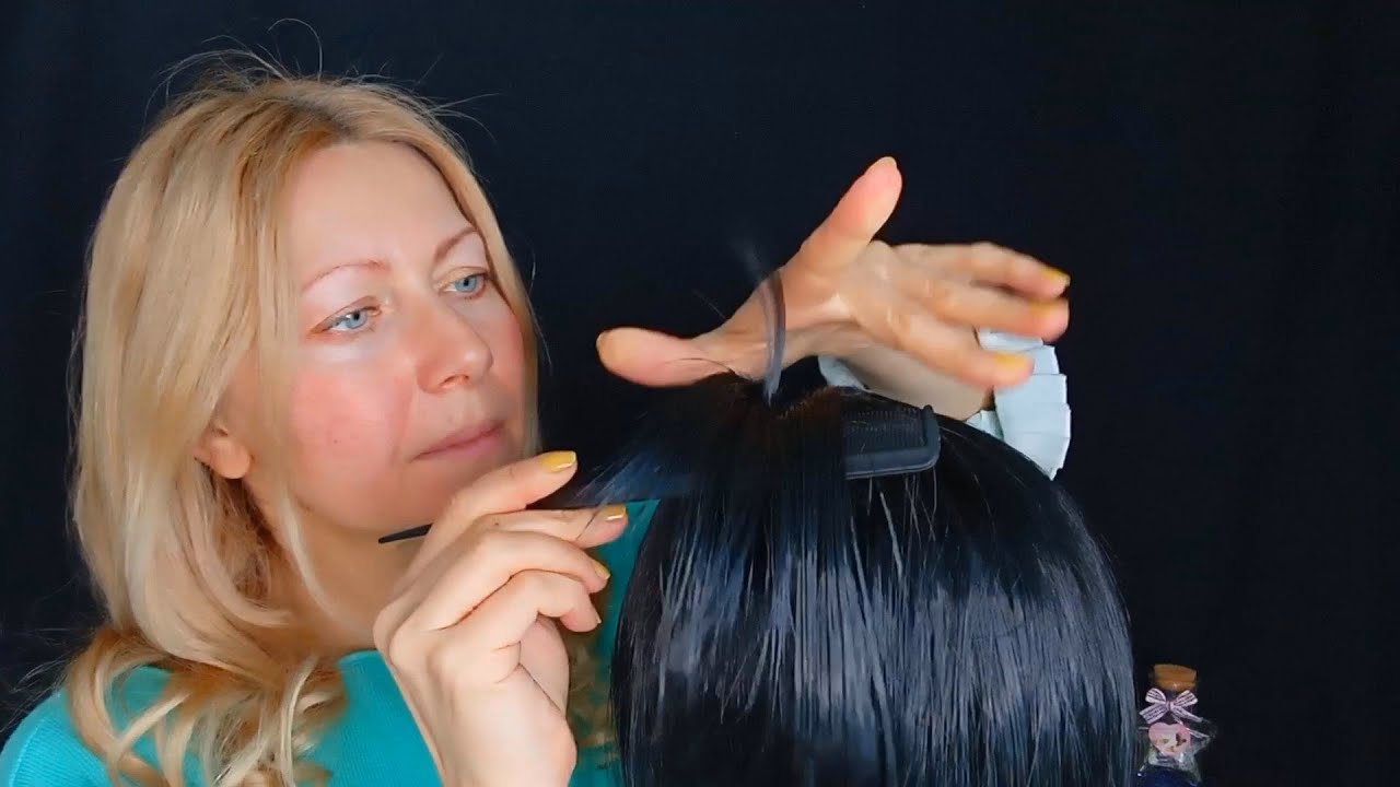 АСМР\ASMR.Расчёсывание волос и Причёска. Шёпот.