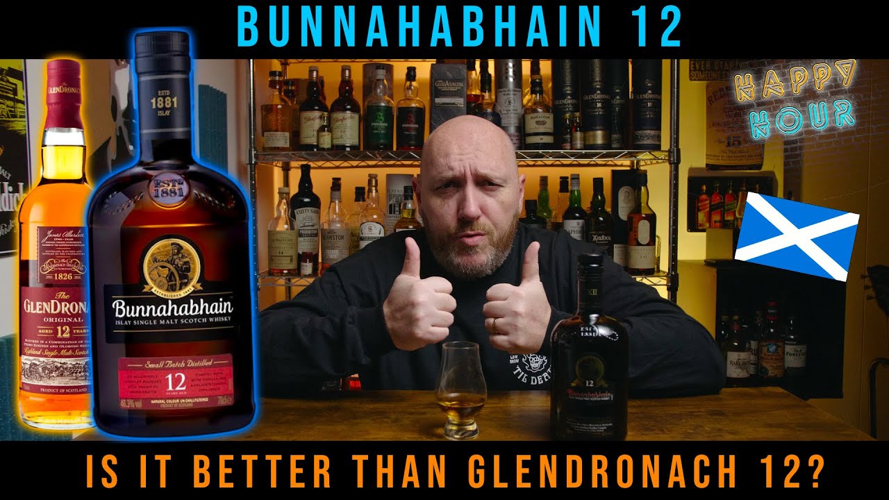 Bunnahabhain 12 compared to Glendronach 12