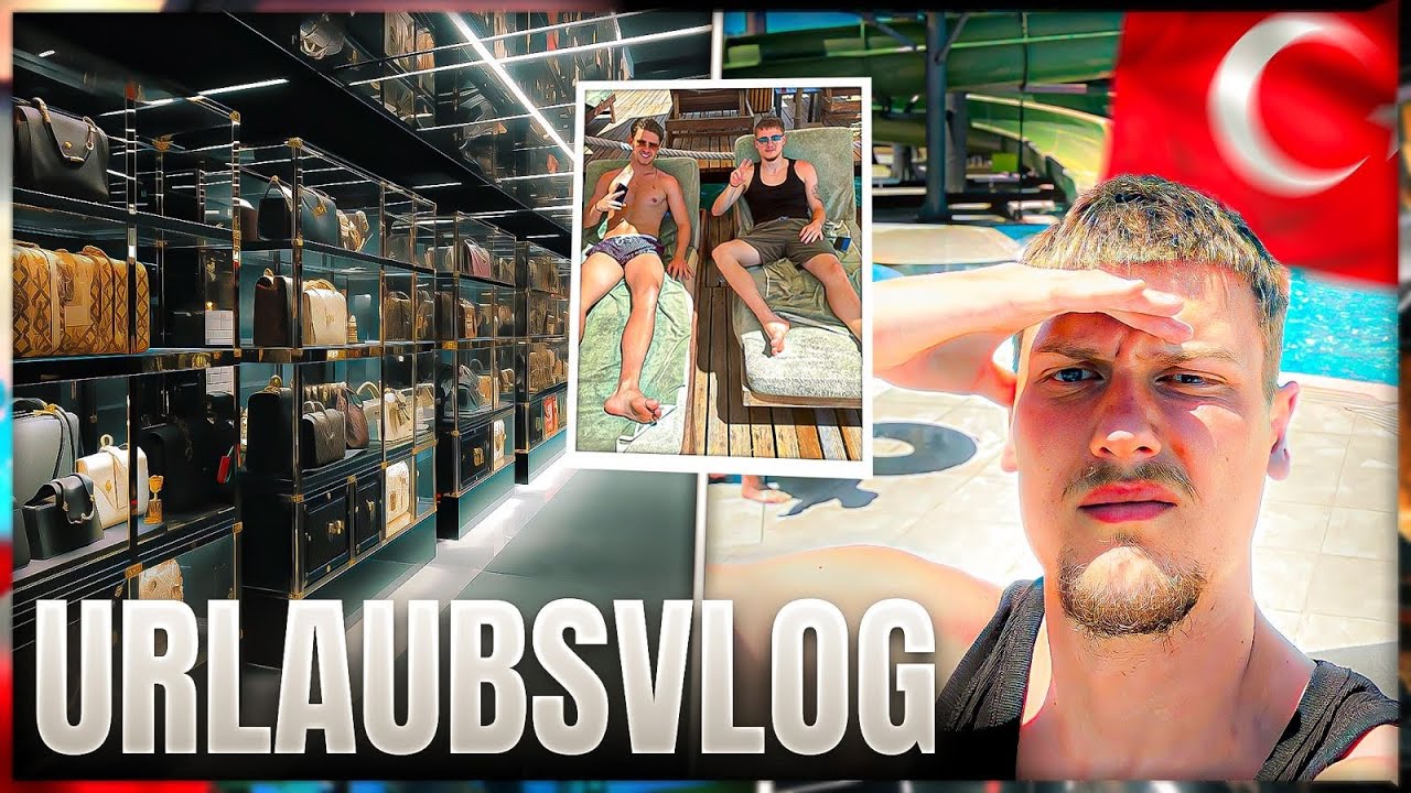 TRIP ZUM GRÖßTEN FAKE MARKT IN DER TÜRKEI 🇹🇷 👀(Urlaubsvlog mit Profifußballern)⚽️