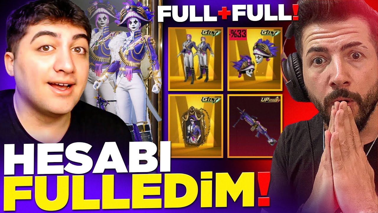 CARL'IN HEDİYE ETTİĞİ HESABI FULLEDİM! | PUBG Mobile