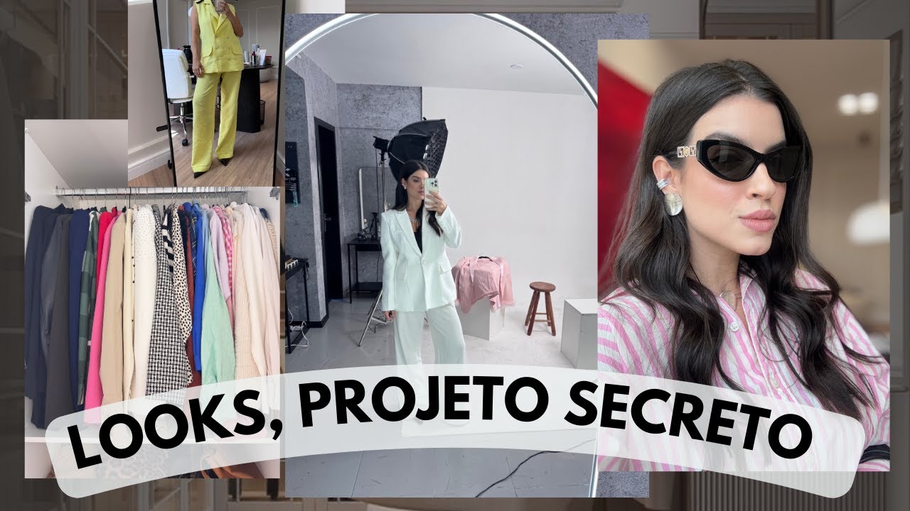 FASHION VLOG:  MEUS LOOKS, PROJETO SECRETO, REVITALIZAÇÃO DO ARMÁRIO