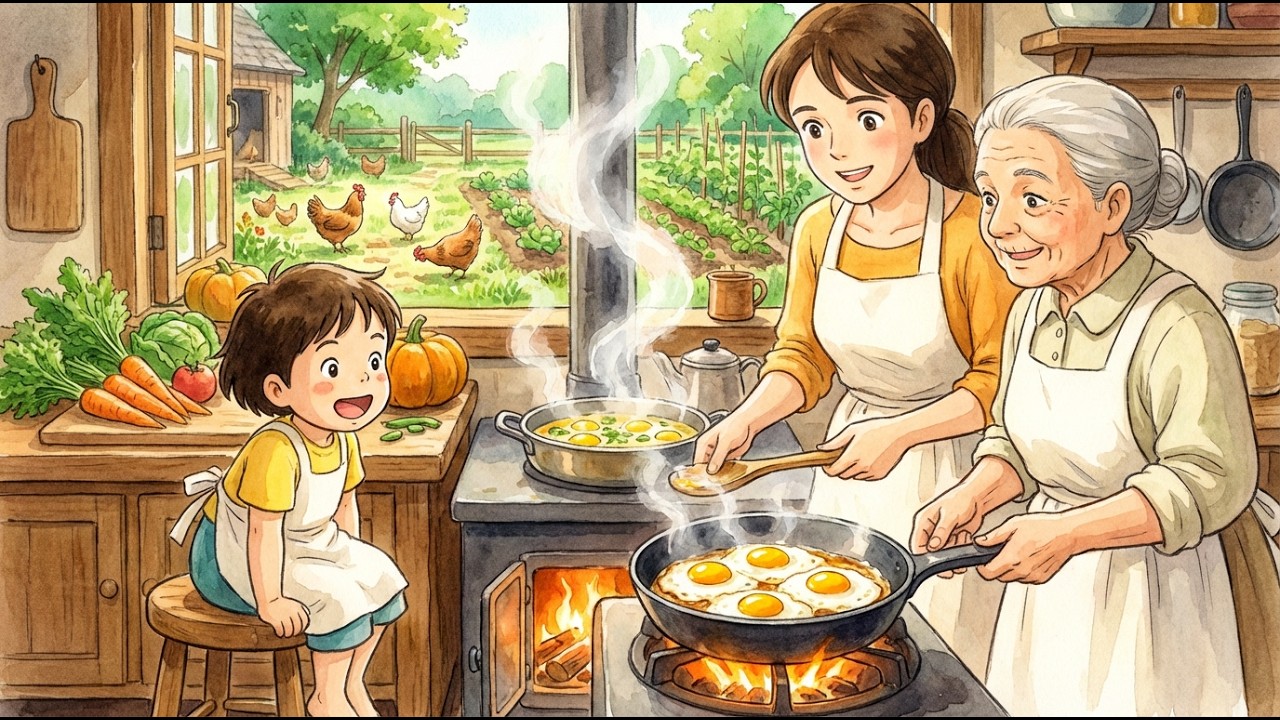 Harvesting Vegetables, Raising Poultry & Cooking Delicious | Egg Meals (Homestead Day)