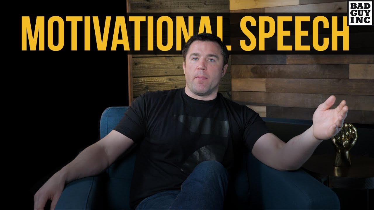 A friend asked me to record a motivational speech…