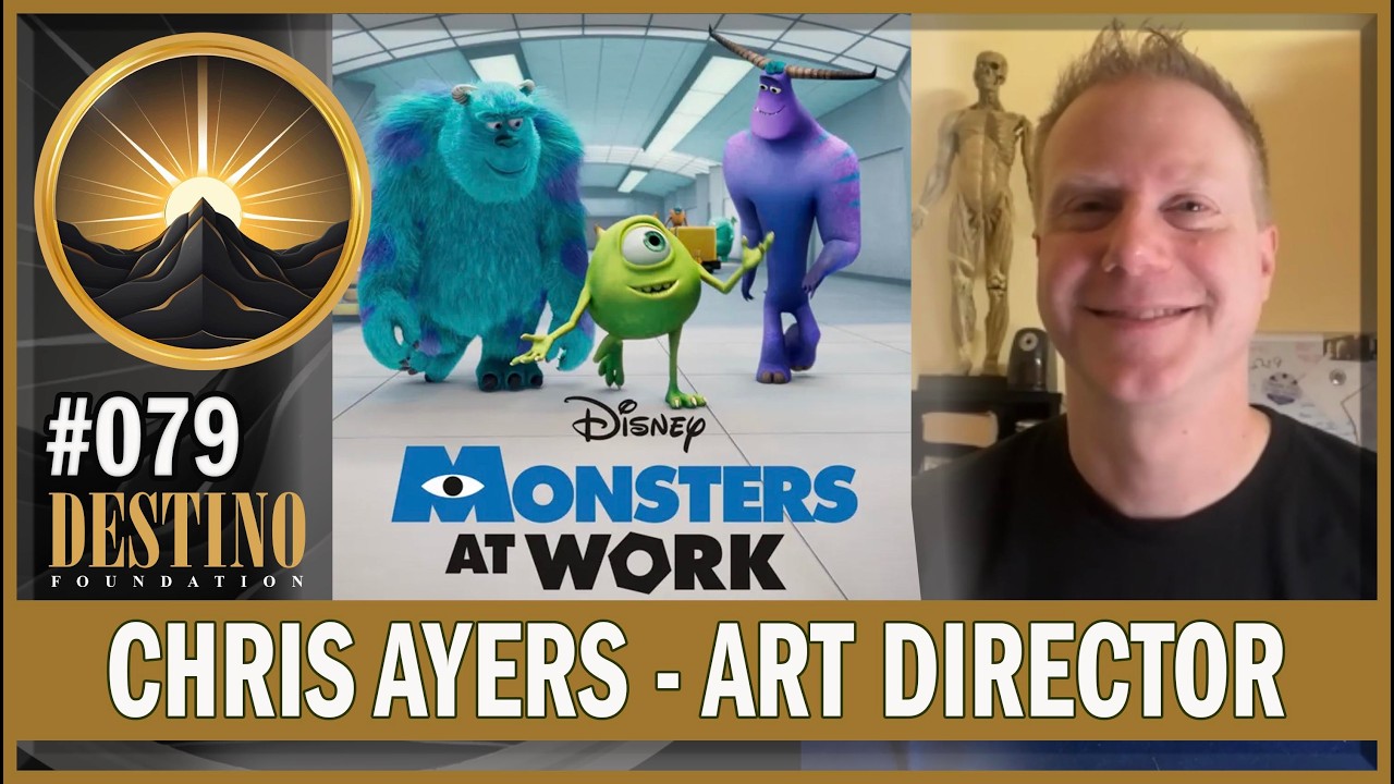 Designing the world of Monsters at work for Disney+  | Chris Ayers, Art Director/ Character designer
