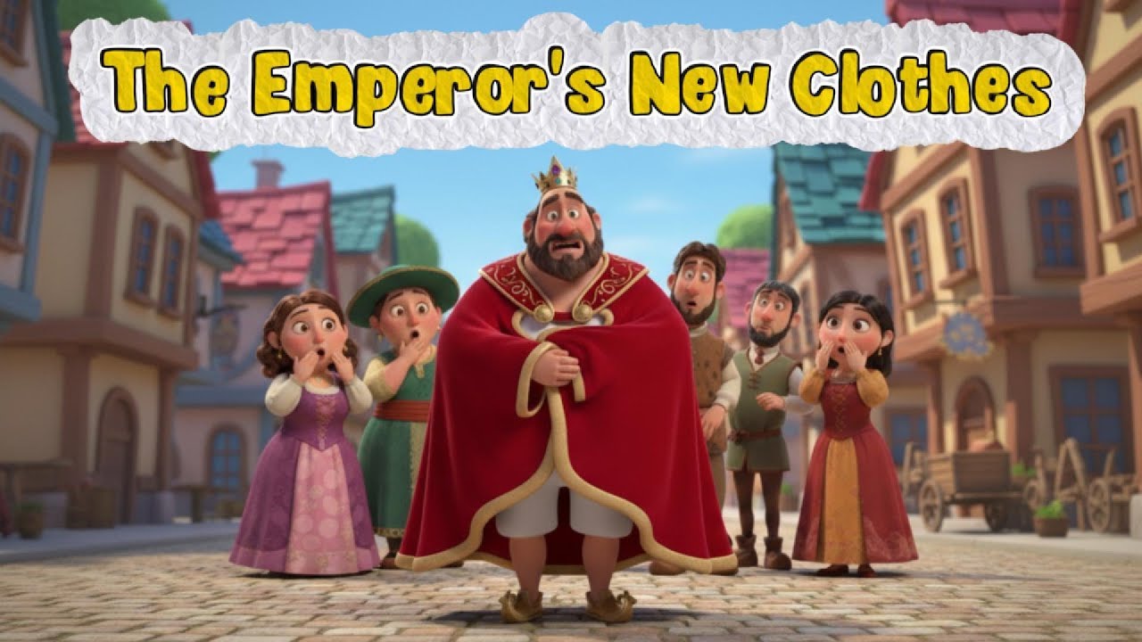 👑 The Emperor’s New Clothes | A Funny Read-Along Fairy Tale for Kids