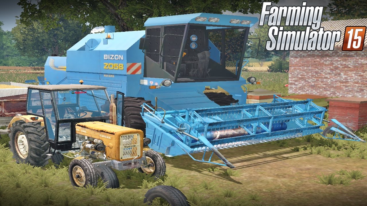 Babka Jadzia i opowieści ze żniw 1960! ㋡ Po polsku na Boluśowo v2 [#2] ☆ Farming Simulator 15 ☆