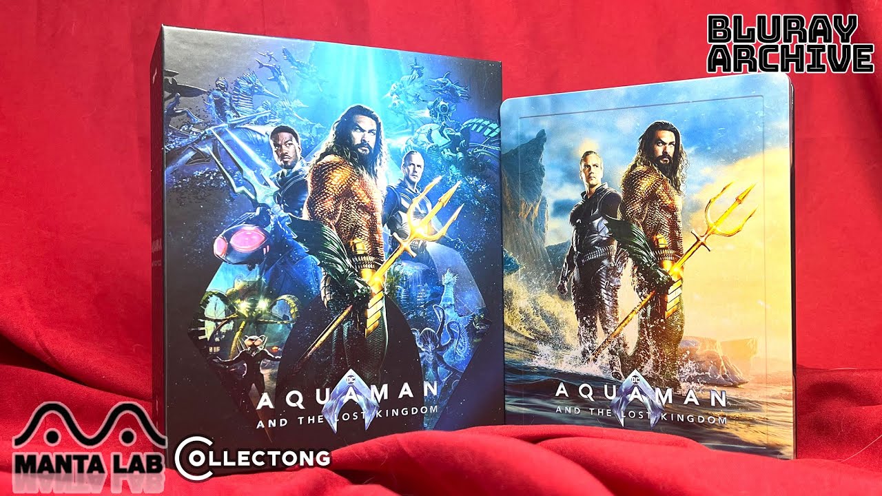THE TIDE IS TURNING!  Aquaman and The Lost Kingdom Mantalab Oneclick Steelbook Unboxing