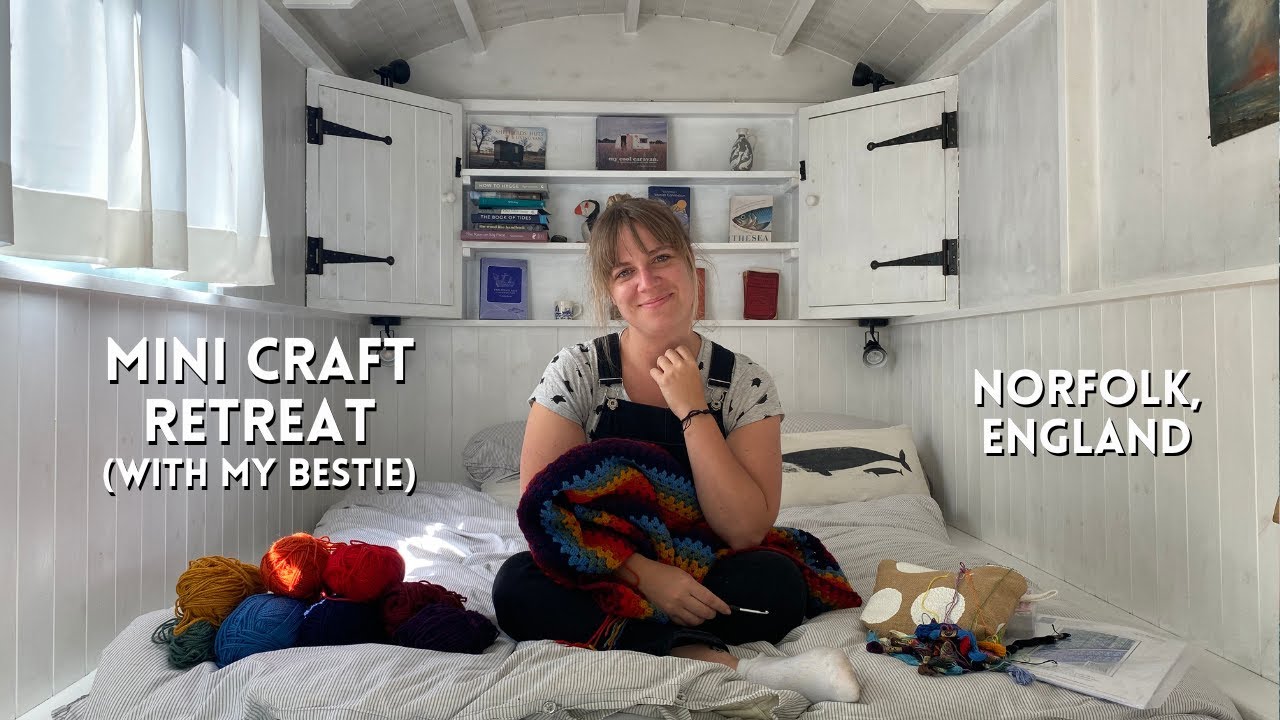Norfolk Craft Retreat with my Bestie - What I'm working on, Crochet and Lots of Laughing