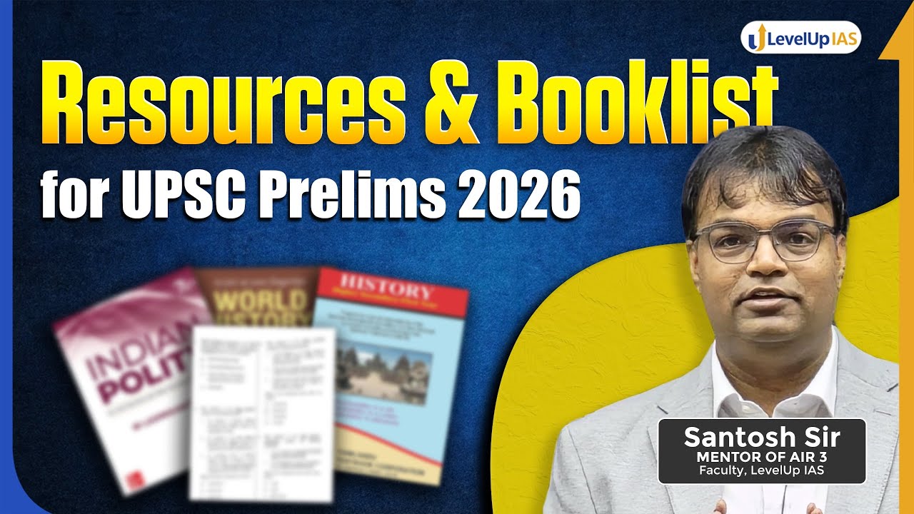 Standard Resources for UPSC Prelims Every Aspirant Must Know #levelupias