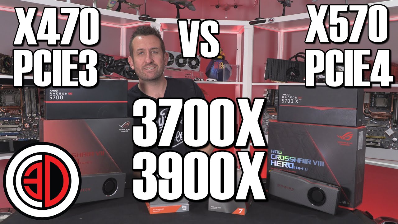 AMD Ryzen 3900X 3700X - X470 vs X570 Review