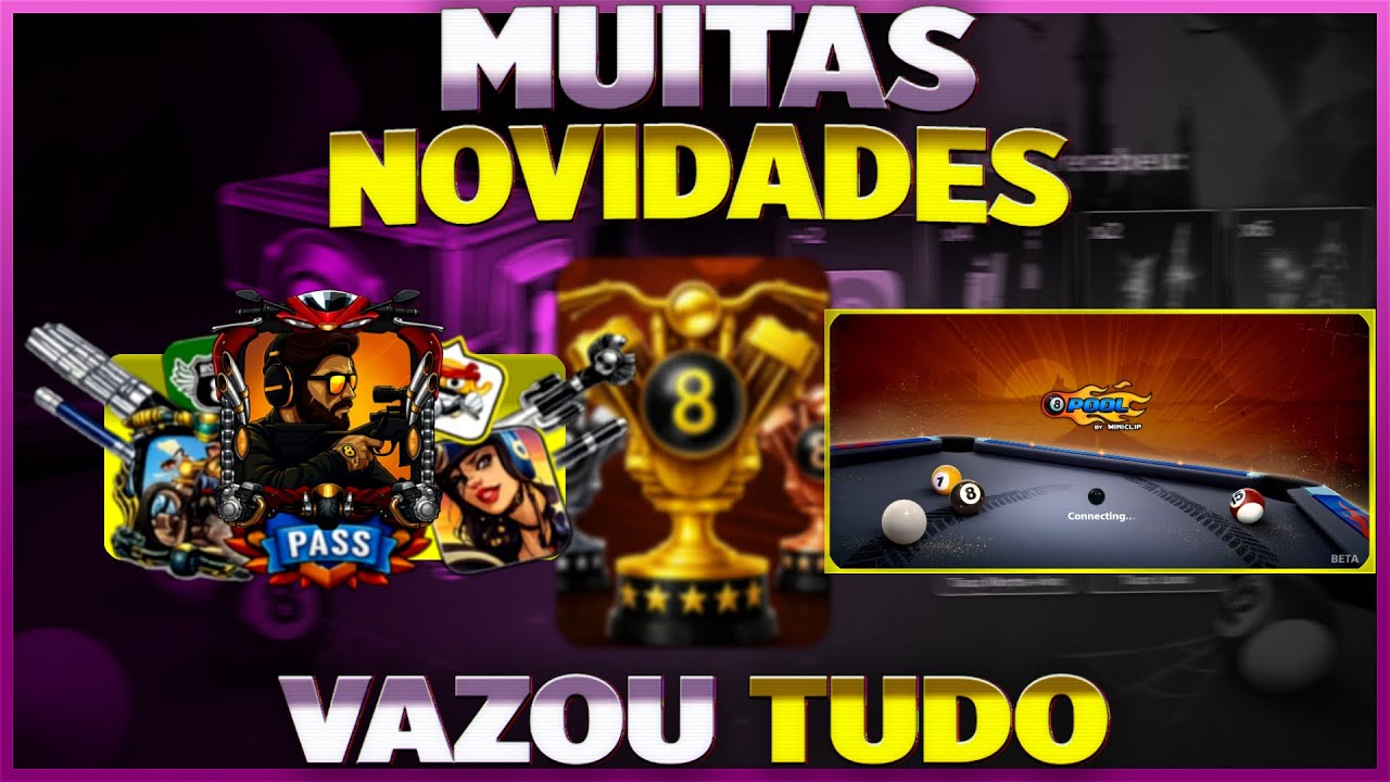 VAZOU MUITA COISA!!! VEJA O QUE ESTA CHEGANDO NA NOVA ATUALIZAÇÃO DO JOGO - 8 Ball Pool