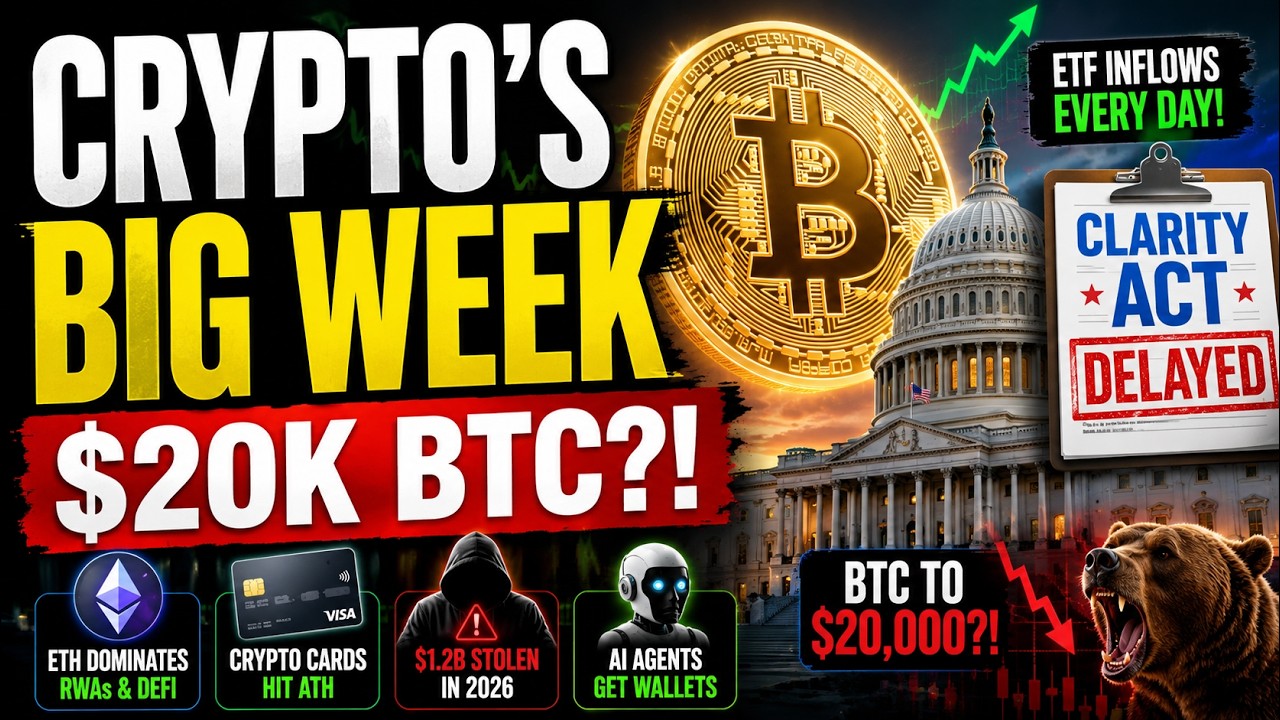 Может ли Bitcoin упасть до $20 000?! | Главное за неделю в мире криптовалют