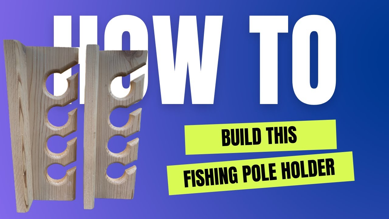 Fishing Pole Rack | Fly Fishing Rod Holder | Building a Fishing Pole Storage | Woodworking | Project