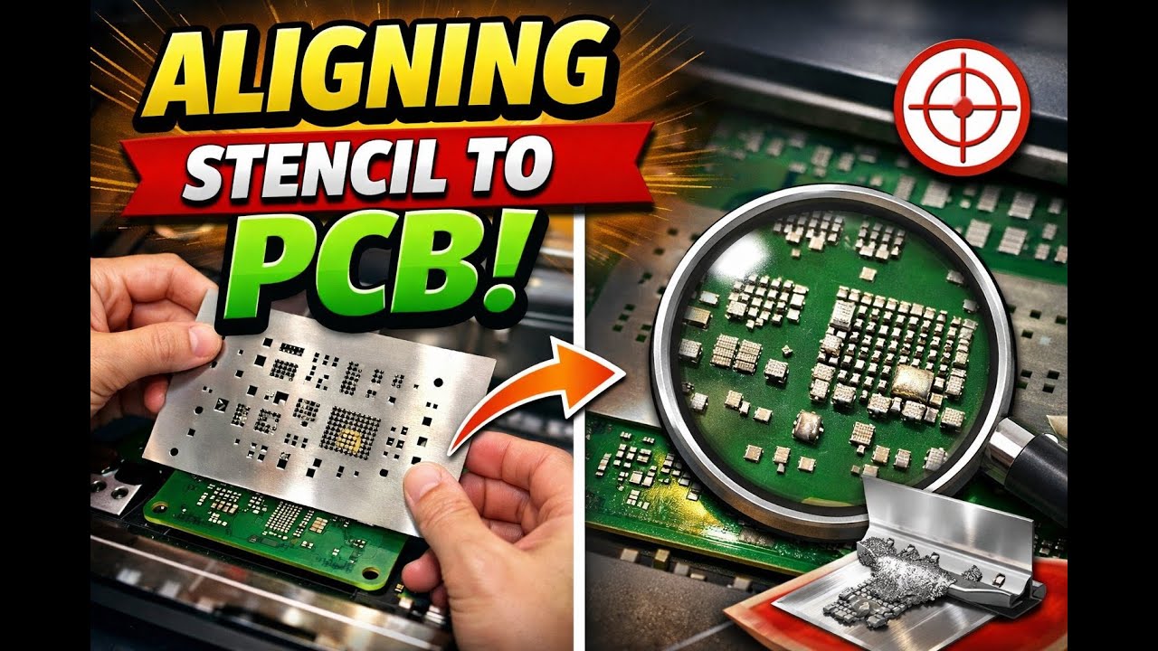 Best Solder Stencil Alignment Method!
