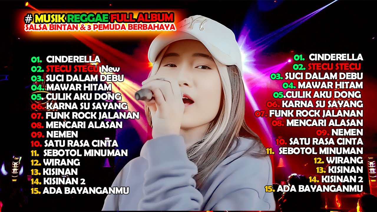 MUSIK REGGAE PALING ASIK ❗ CINDERELLA .STECU STECU  SALLSA BINTAN x 3 PEMUDA BERBAHAYA