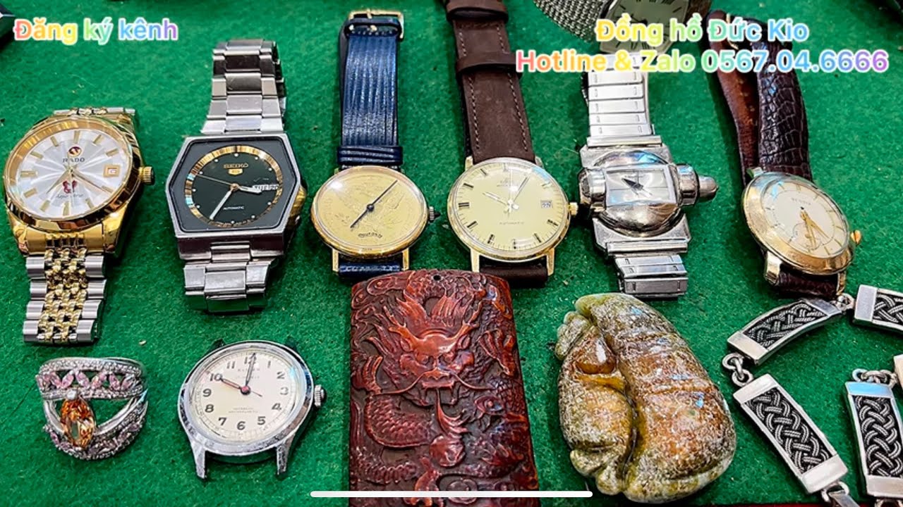 Ngày 24/1/2025 Em về lô hàng đồng hồ cổ trang sức bạc ngoại đâ phong thuỷ phục vụ các bác chơi Tết❤️